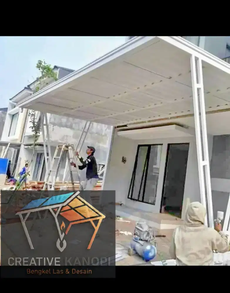 0008 kanopi atap upvc alderon twinwall double layer