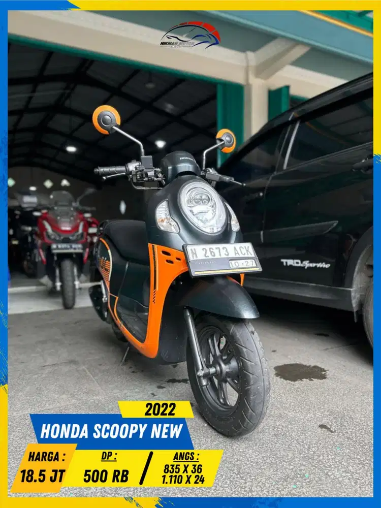 HONDA SCOOPY NEW 2022 SIAP GASS BOLOH HIKMAH MOTOR KEPUH MALANG