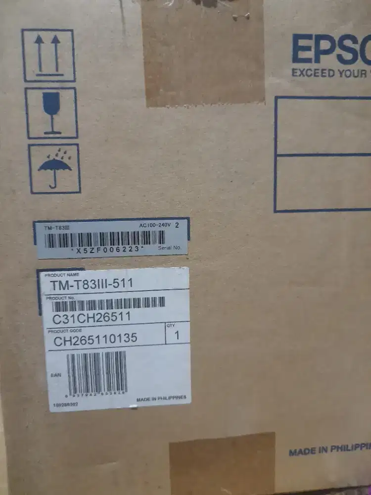 EPSON TM T83III Lan Ethernet second dus
