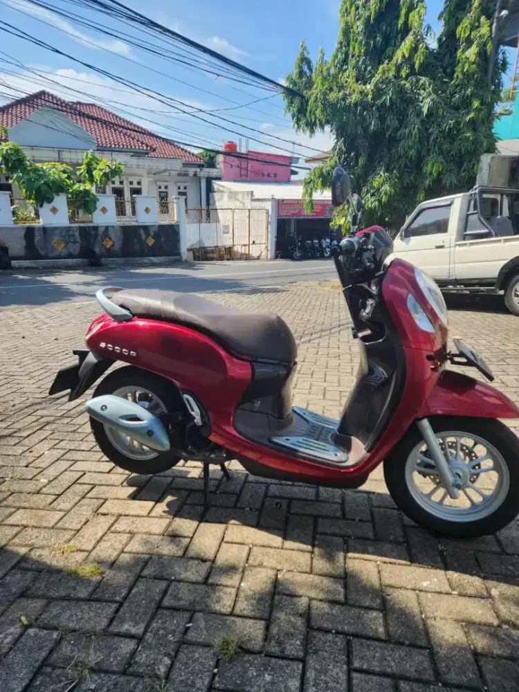 SCOOPY MERAH KEYLESS TH 2021, DP 500 RIBU