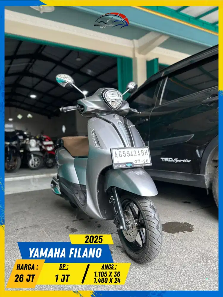 YAMAHA GRAND FILANO 2025 PLAT AG GASS LURR HIKMAH MOTOR KEPUH MALANG