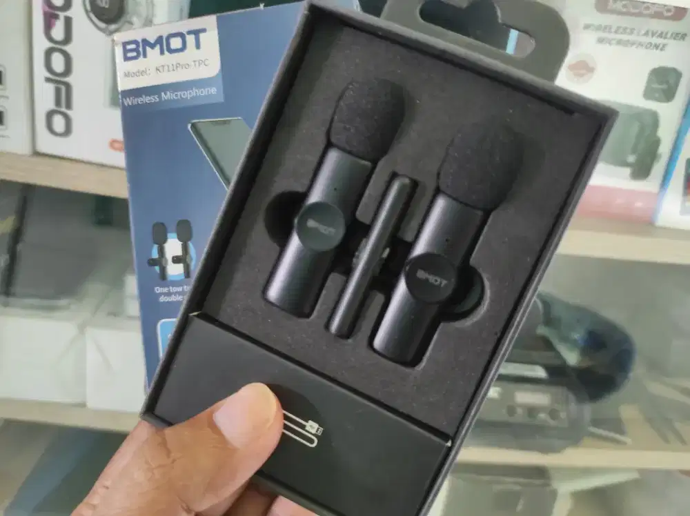 Microphone wireless KT11pro dual mic type C android