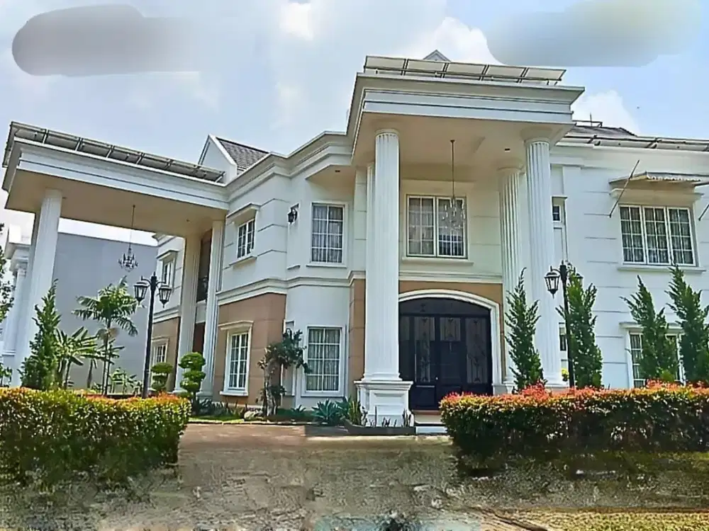 Rumah Mewah Bergaya Klasik Rumah Elite Super Murah di Cluster Sutera Telaga Biru Alam Sutera Tangerang Selatan