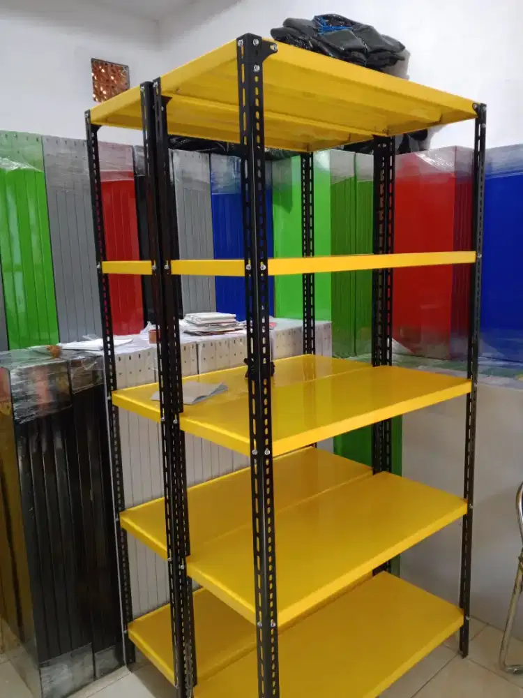 Rak besi rak siku rak gudang