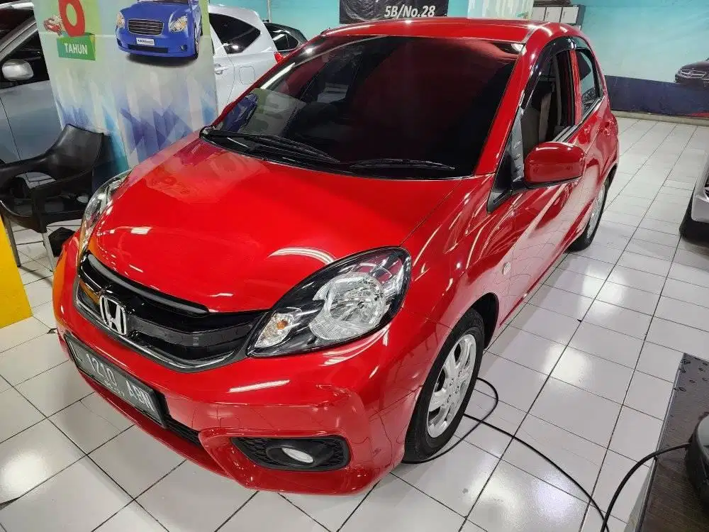 HONDA BRIO 1.2 E MATIC 2018 MERAH SURABAYA
