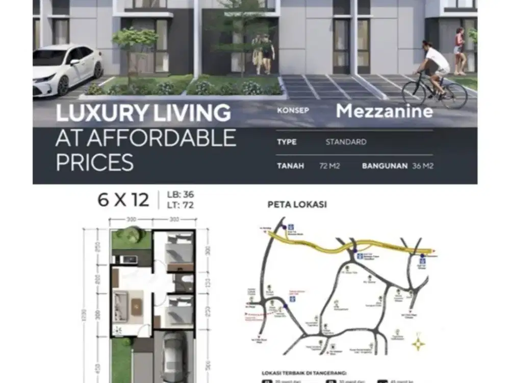 DIBUKA UNIT BARU | GRAND HARMONI 1 TIGARAKSA – PERUMAHAN SUBSIDI FAVORIT!