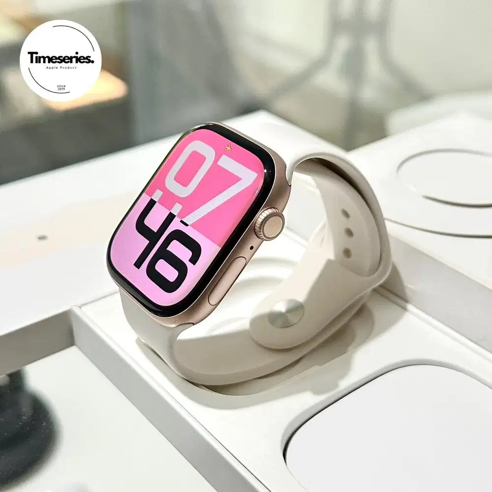 iBox Apple Watch Series 10 46mm BH100 Garansi ON Mulus Like New