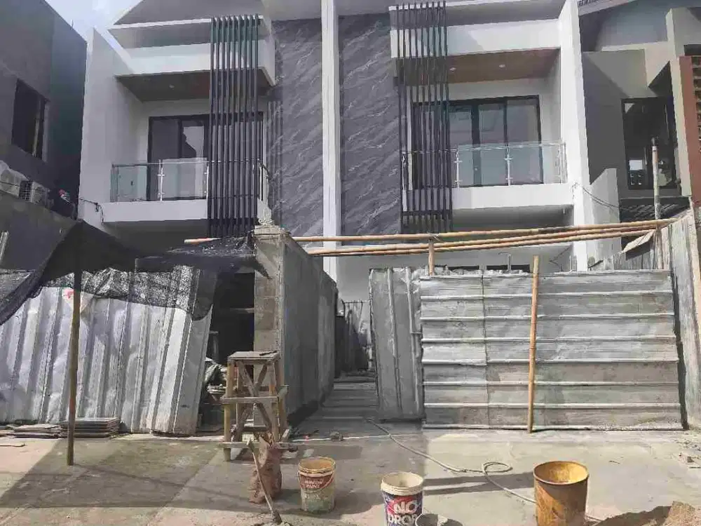 Di jual Rumah bangunan baru 2 lantai konsep moderno di meruya selatan