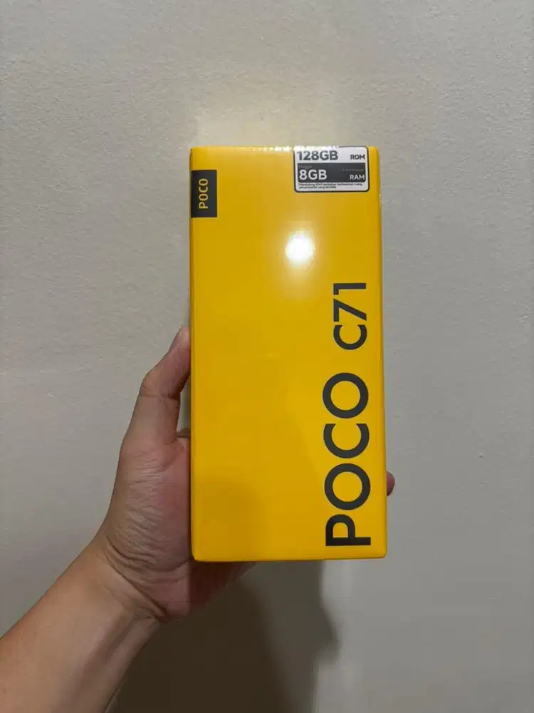 {BARU} Poco C71 4/128, SEGEL Garansi Resmi, Bisa COD