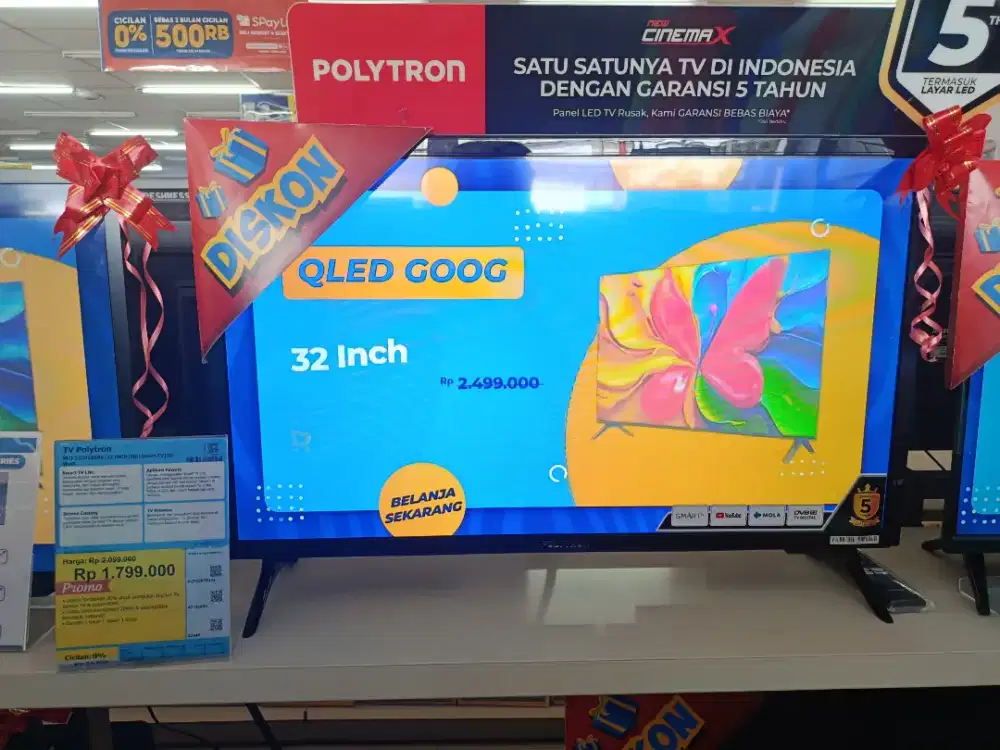 Promo Smart TV Polytron 32 Inch Bisa Cicilan Tanpa DP Bunga 0%