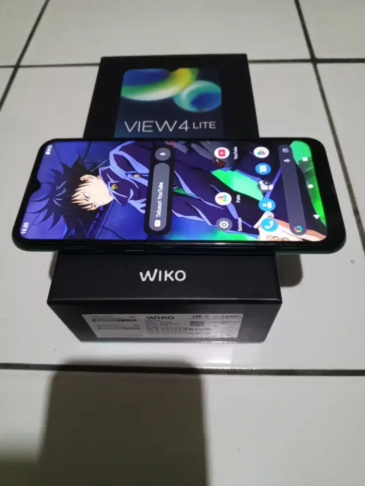 Wiko view 4 lite + Delcell tour 30k mah Baru