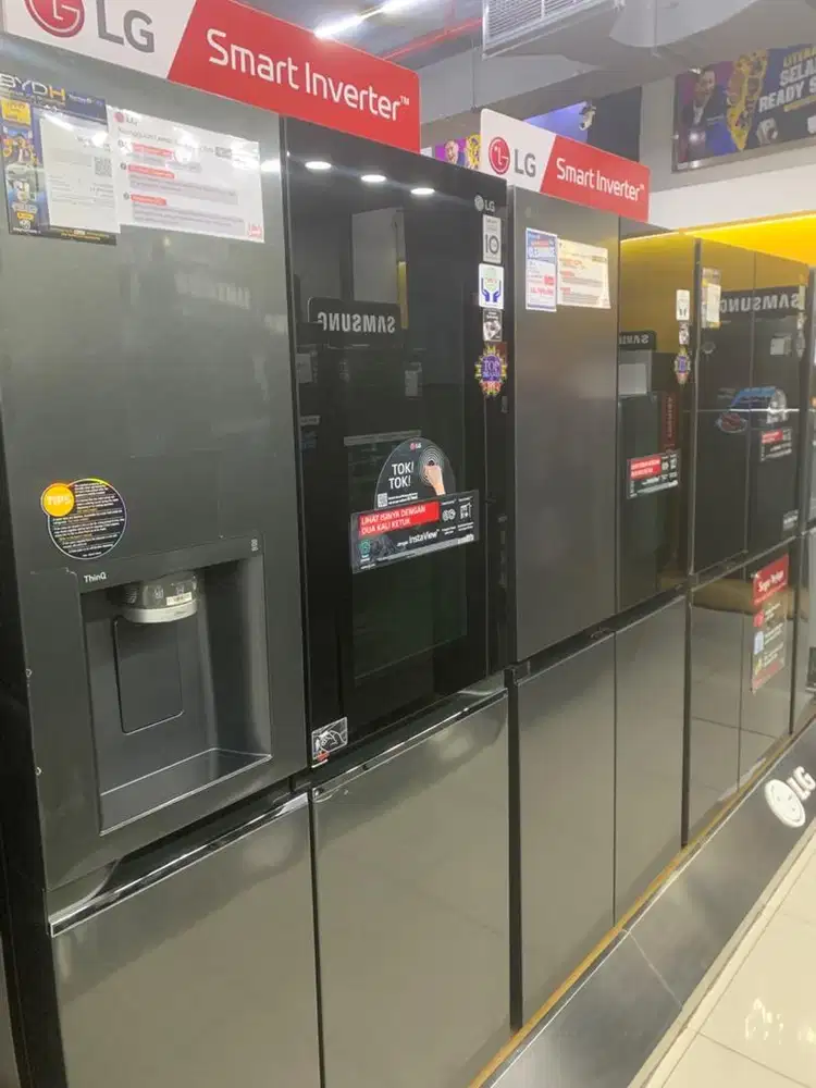 Ready kulkas bisa kredit syarat cukup ktp, bisa tanpa dp