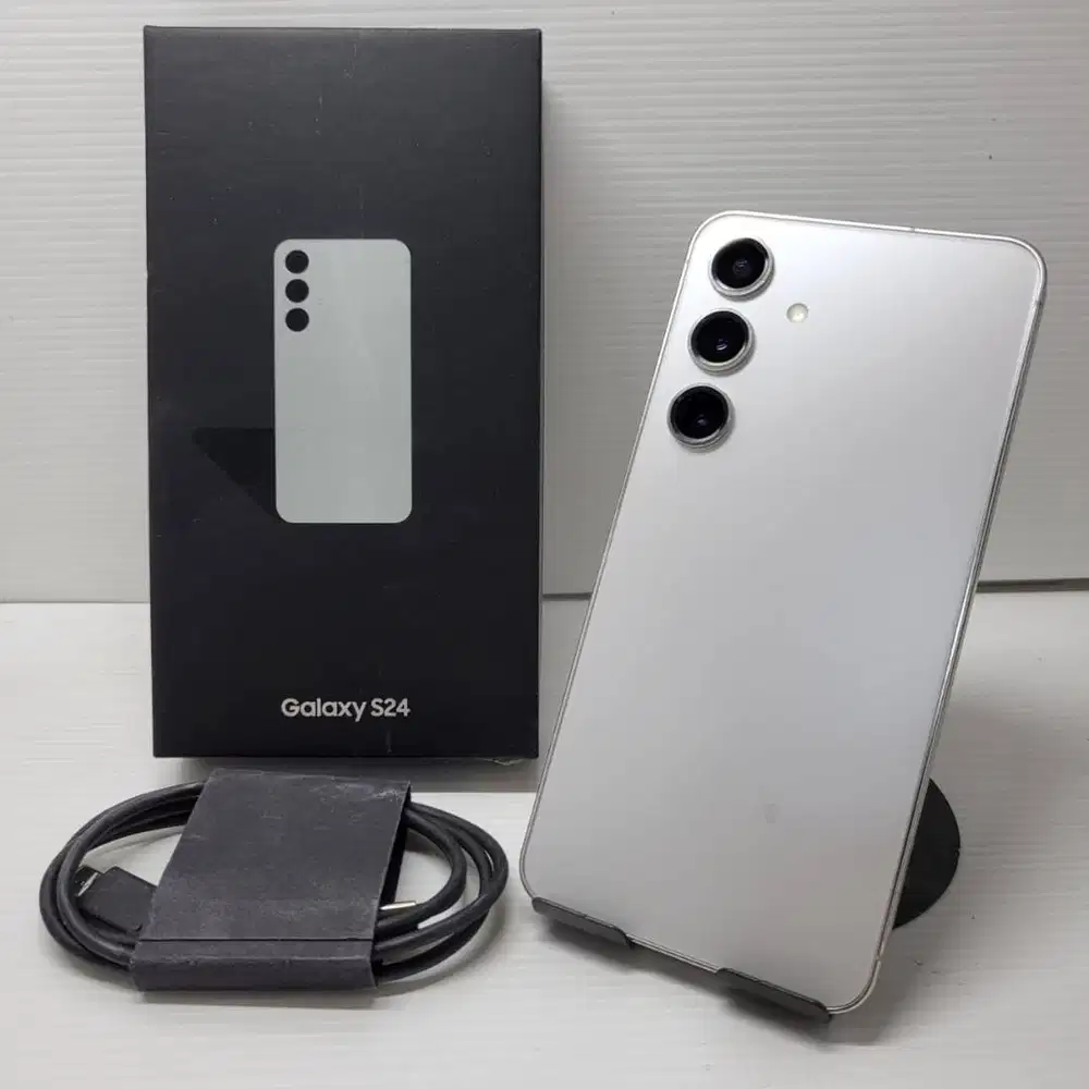 PERFECT 99.9% SAMSUNG GALAXY S24 5G 8/256 MARBLE GREY FULLSET  EX SEIN