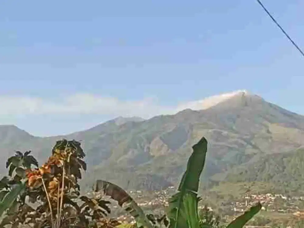 DI JUAL PEKARANGAN MENGHADAP  GUNUNG PENANGGUNGAN MURAH B.U