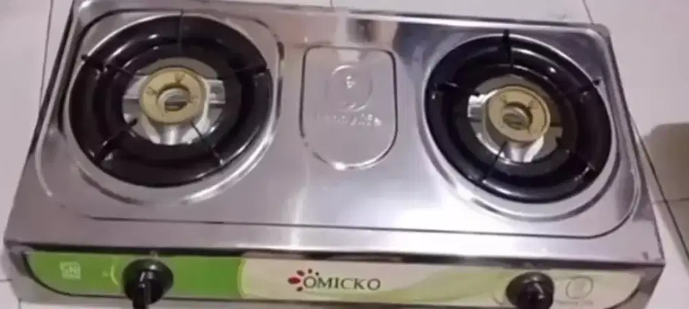 Kompor omicko 2 tungku
