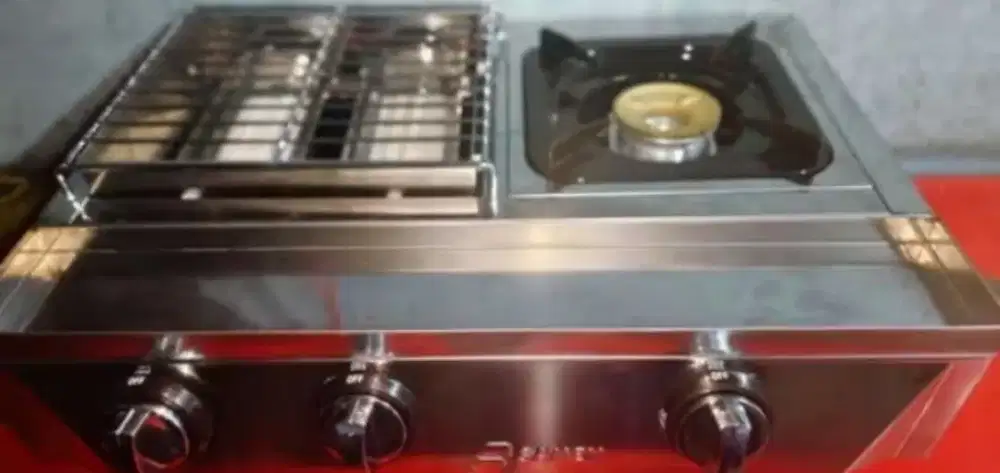 Kompor bakaran 3 tungku