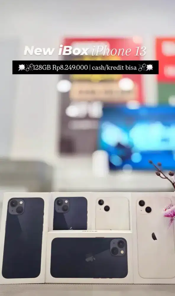 Cash / Credit iPhone 13 Starlight tanpa dp