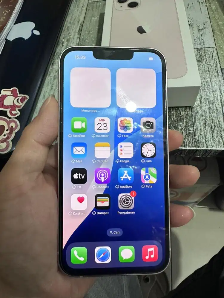 Iphone 13 128 ibox super istimewah fullset mulus bh 90 harga net aja