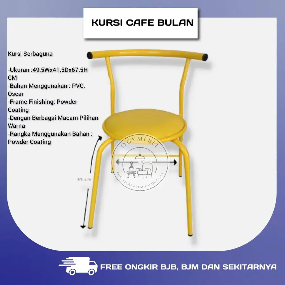 promo sale kursi cafe bulan serbaguna termurah dan terlaris