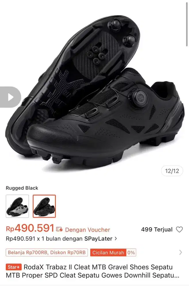 SEPATU Cleat MTB Gravel Shoes LIKE NEW