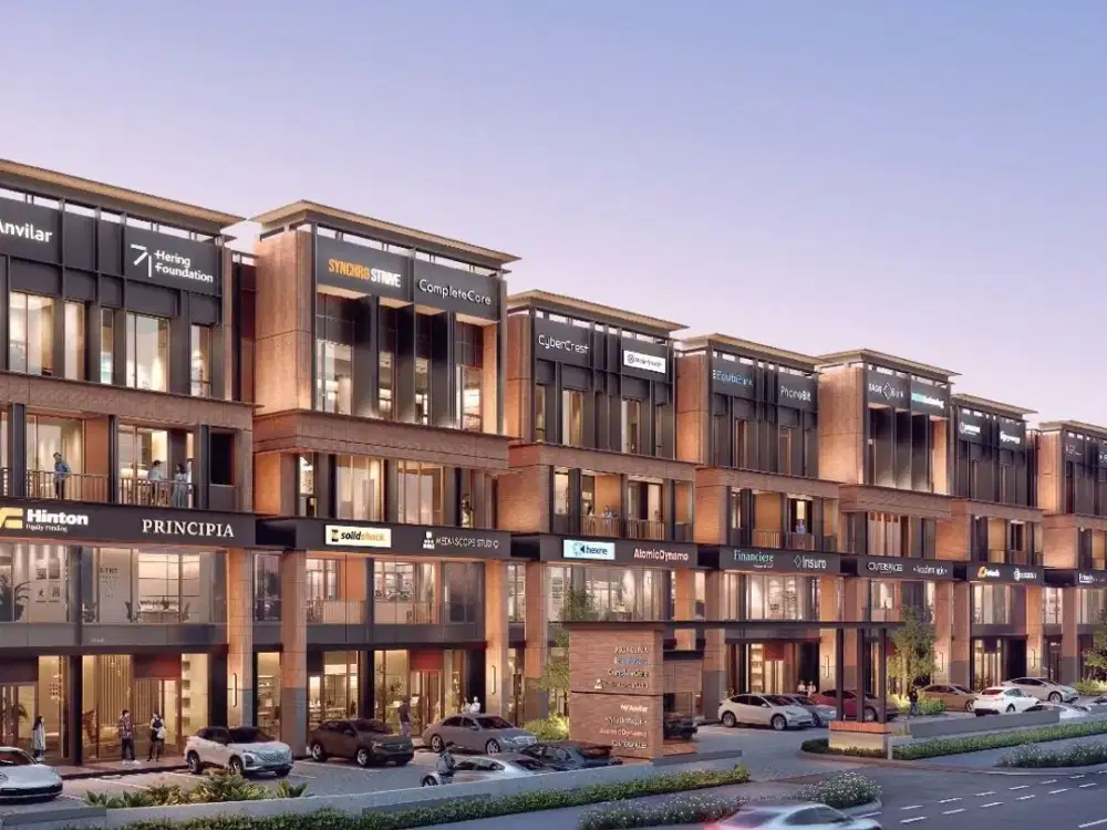 Dijual Ruko Tanatara premium dengan desain modern tropis dan lokasi strategis di BSD City