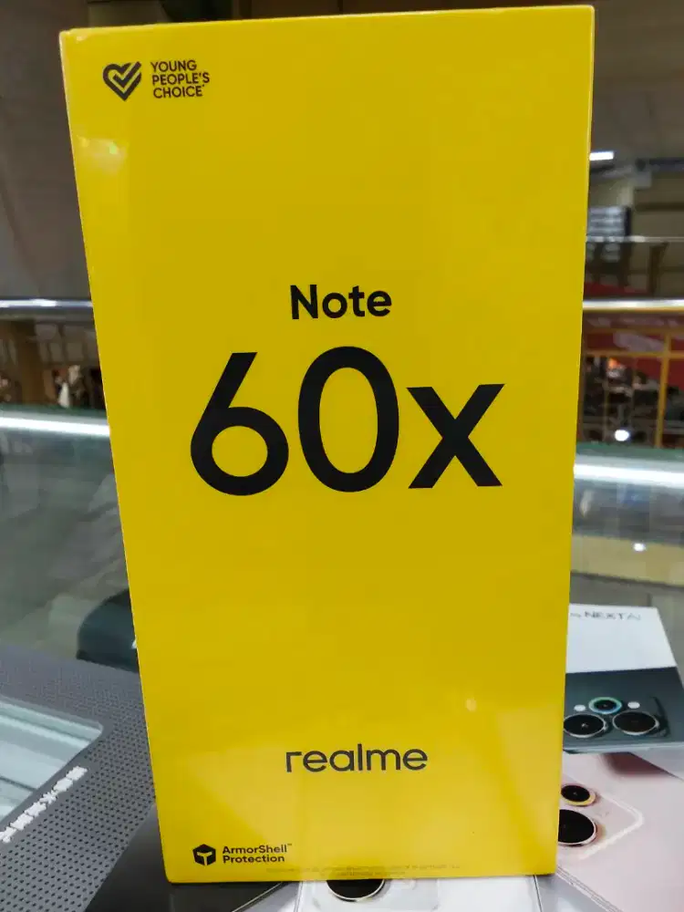 Realme note 60x 4/64GB wilderness Green Garansi resmi
