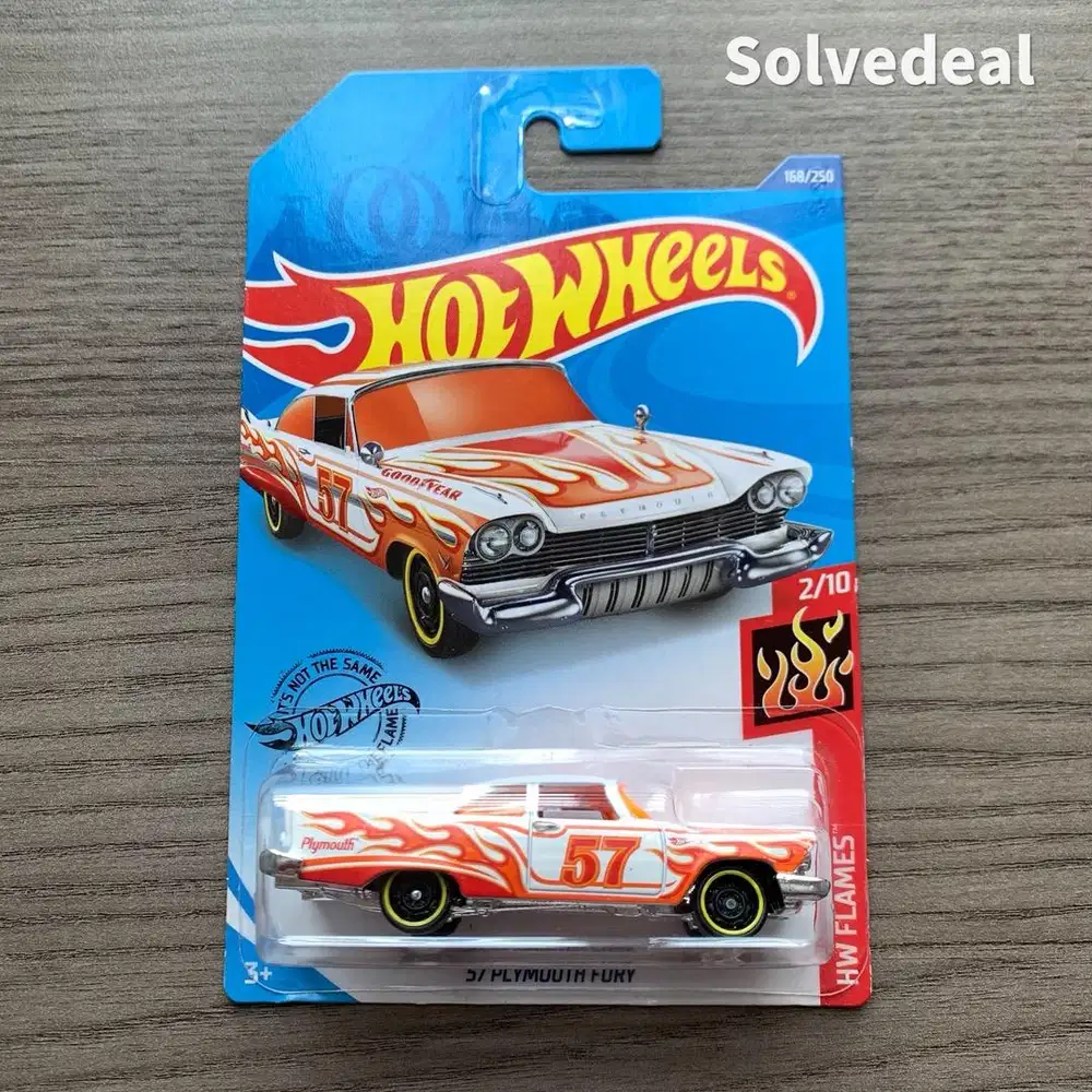 Hot Wheels 57 Plymouth Fury 2020 Putih – Baru