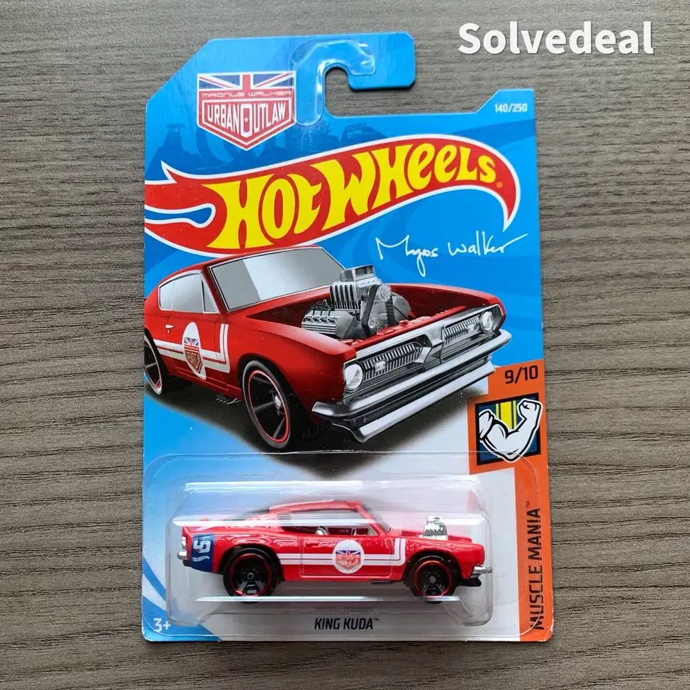 Hot Wheels King Kuda Urban Outlaw 2019 Merah – Baru