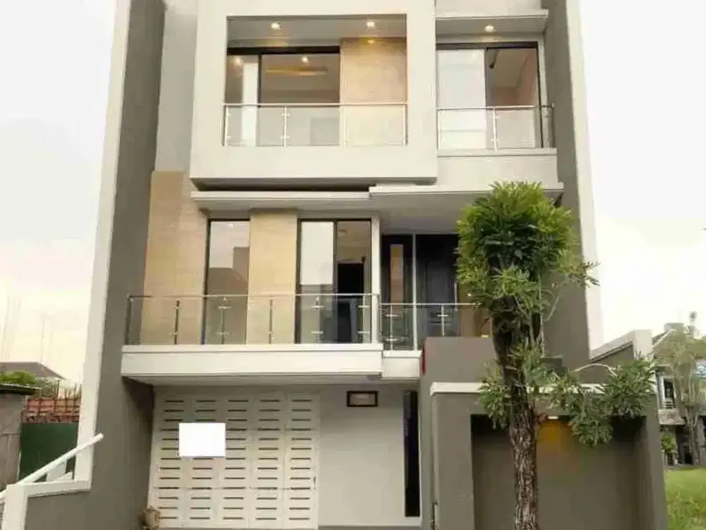 JUAL RUMAH PAKUWON INDAH 3 LANTAI MINIMALIS FULL FURNISH MEWAH SIAP HUNI