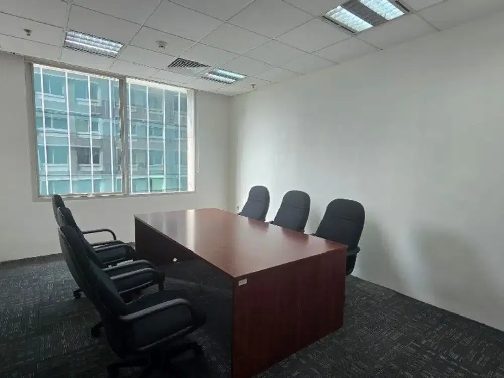 Sewa Office Mega Kuningan 113 sqm Furnished and Ready