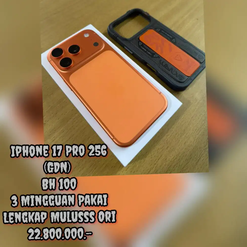 Iphone 17 Pro 256 (GDN) Bh 100