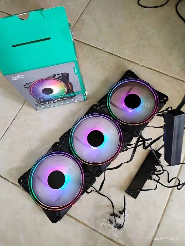 DEEPCOOL CF120 PLUS 3X Kipas Casing 12cm A-RGB