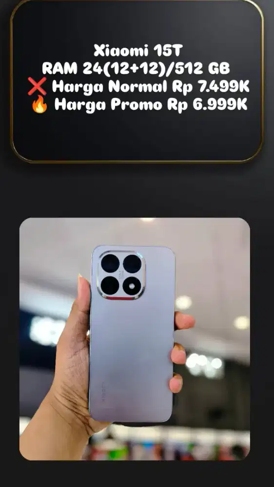 Xiaomi 15T | Promo Gajian New Resmi Segel