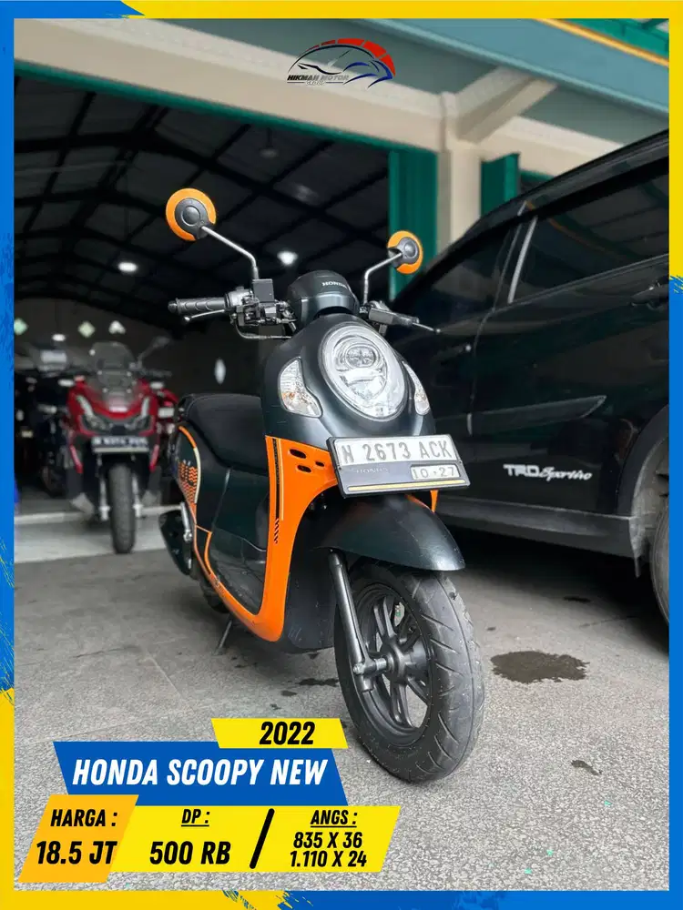 HONDA SCOOPY NEW 2022 MANTAP GASS MASZEHH HIKMAH MOTOR KEPUH