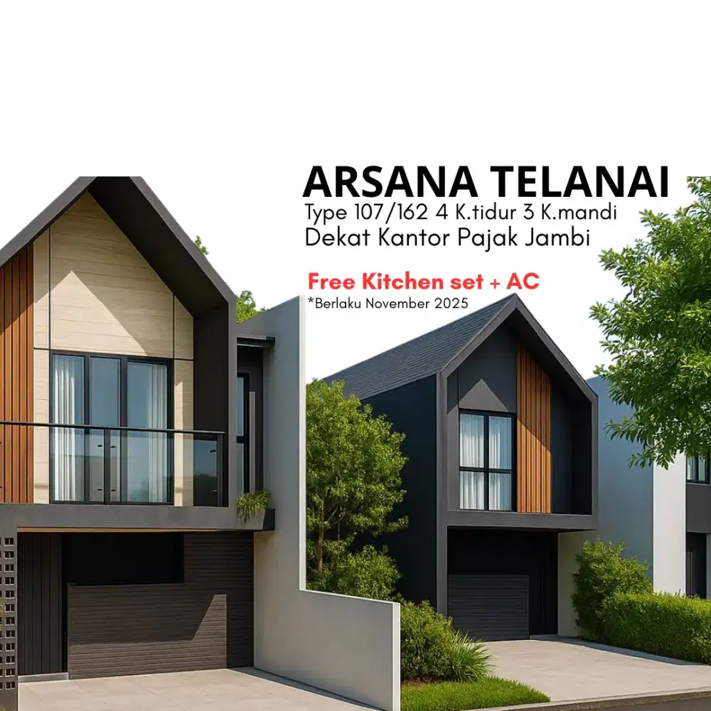 Jual rumah 2lantai di telanai Kota Jambi