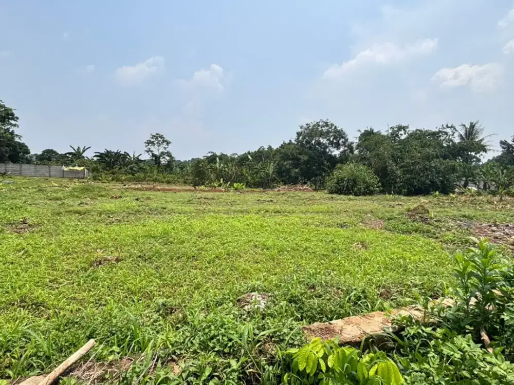 Tanah Cisauk SHM Pinggir Jalan - Strategis Dekat Tol/Stasiun