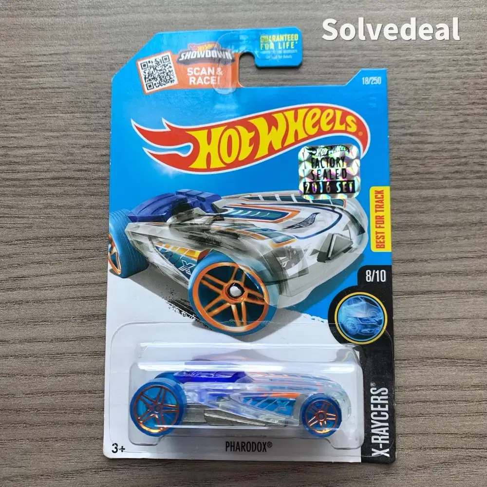 Hot Wheels Pharodox Factory Sealed 2016 Transparan – Baru