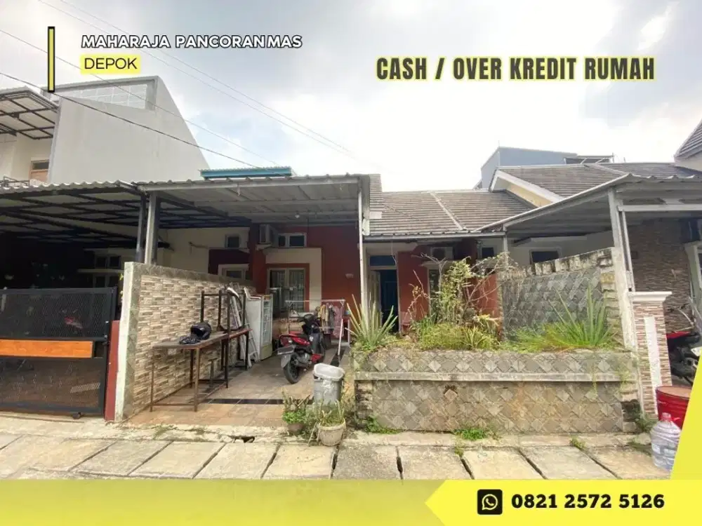 Over Kredit Rmh 190JT bs CASH dkt Tol Sawangan di Perum Maharaja Depok