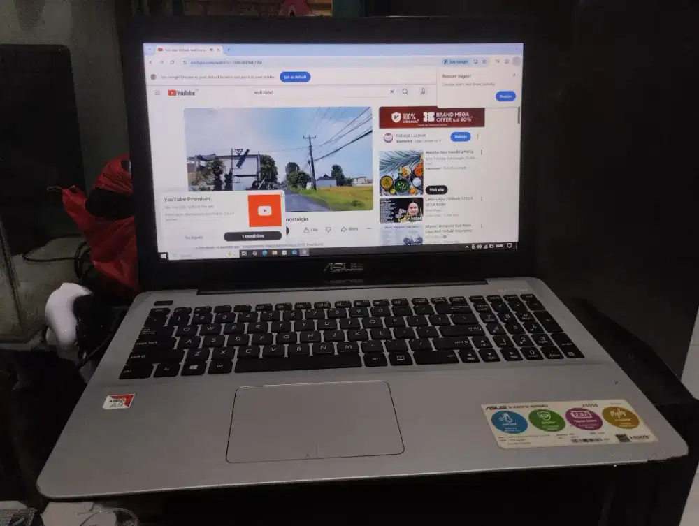 Laptop Asus X555B Ram 4