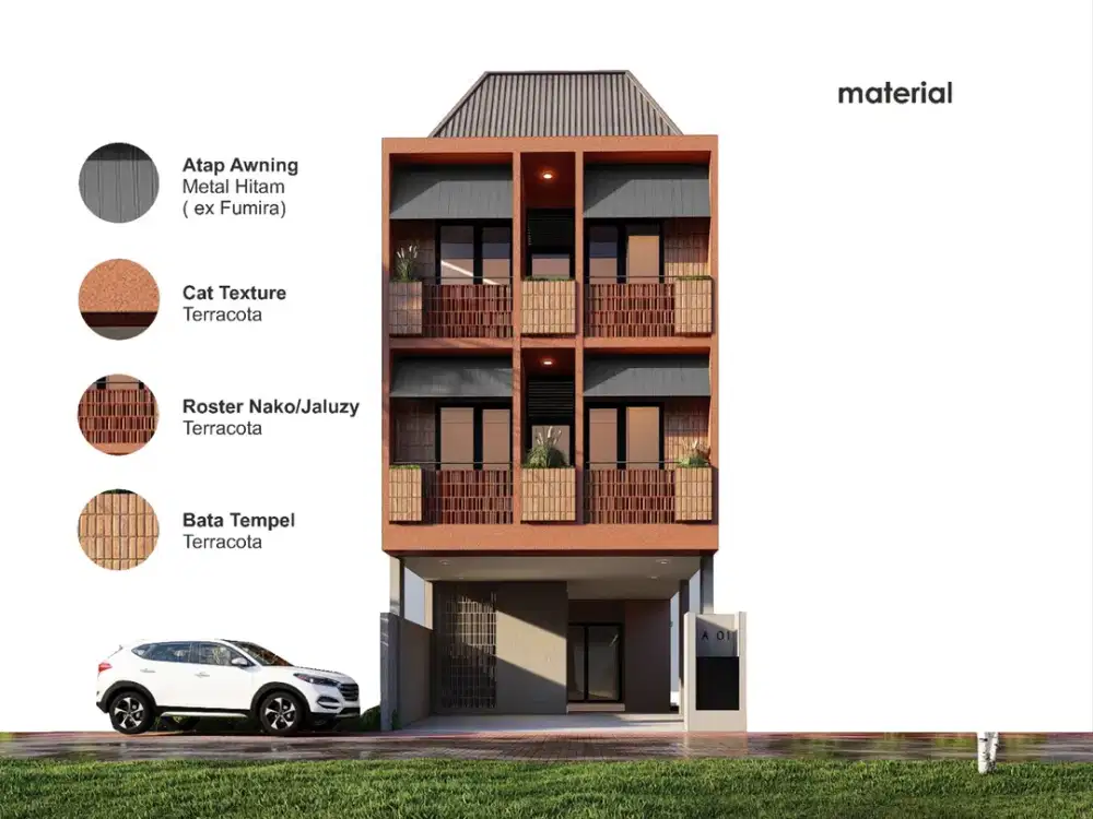 JUAL KAHFI APARTKOST 3 Di ITB JATINANGOR - LB.261m² & LT.102m² - 10 KT