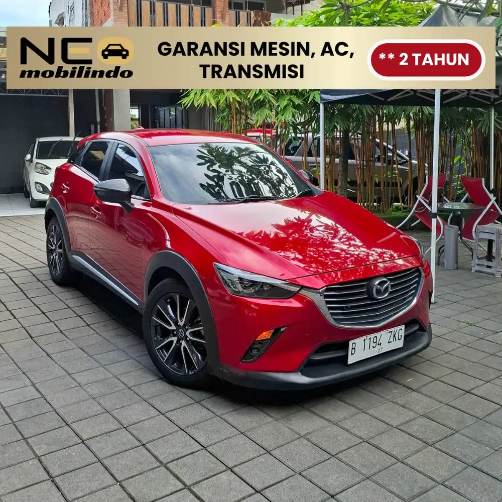[ Garansi Mesin, Matic ] MAZDA CX-3 2.0 SPORT 2017 MERAH METALIK