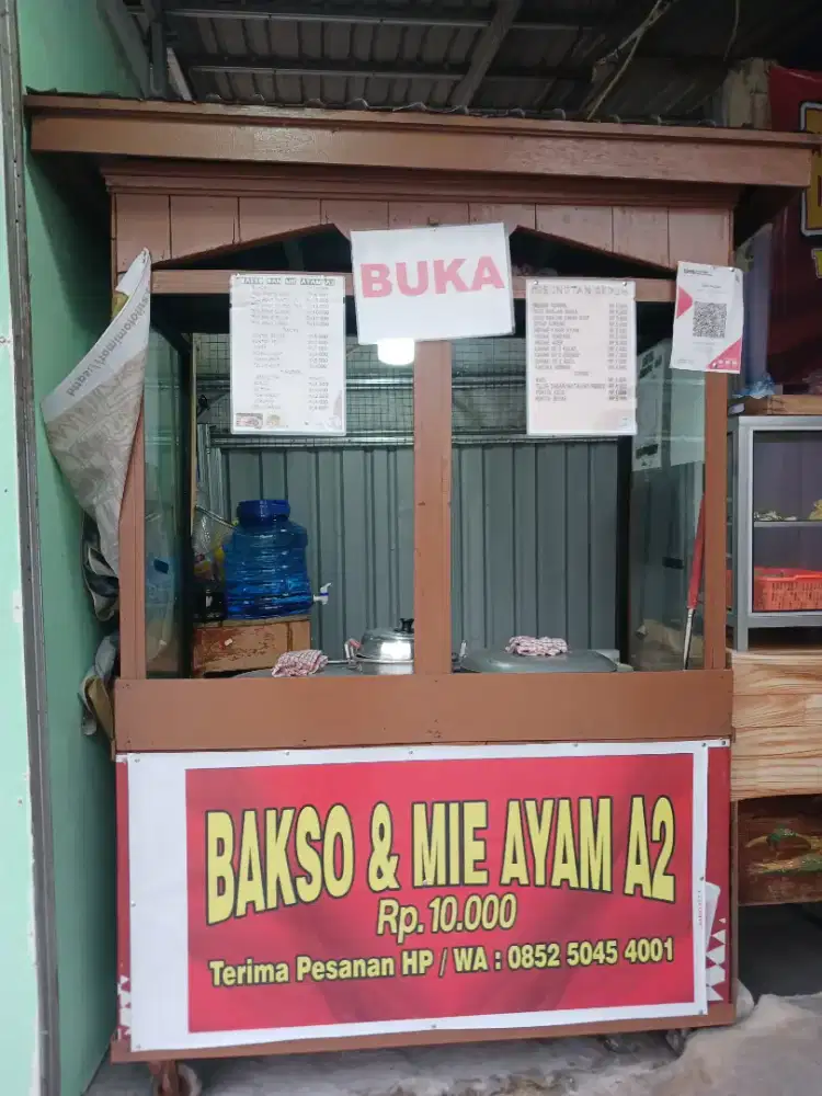 DiJual rombong bakso dan mie ayam