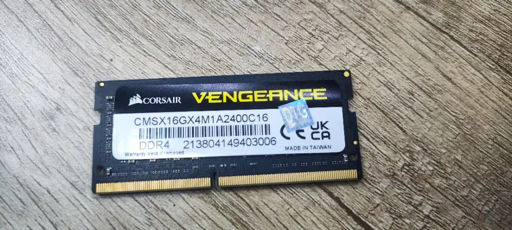 RAM laptop ddr4 corsair 16gb