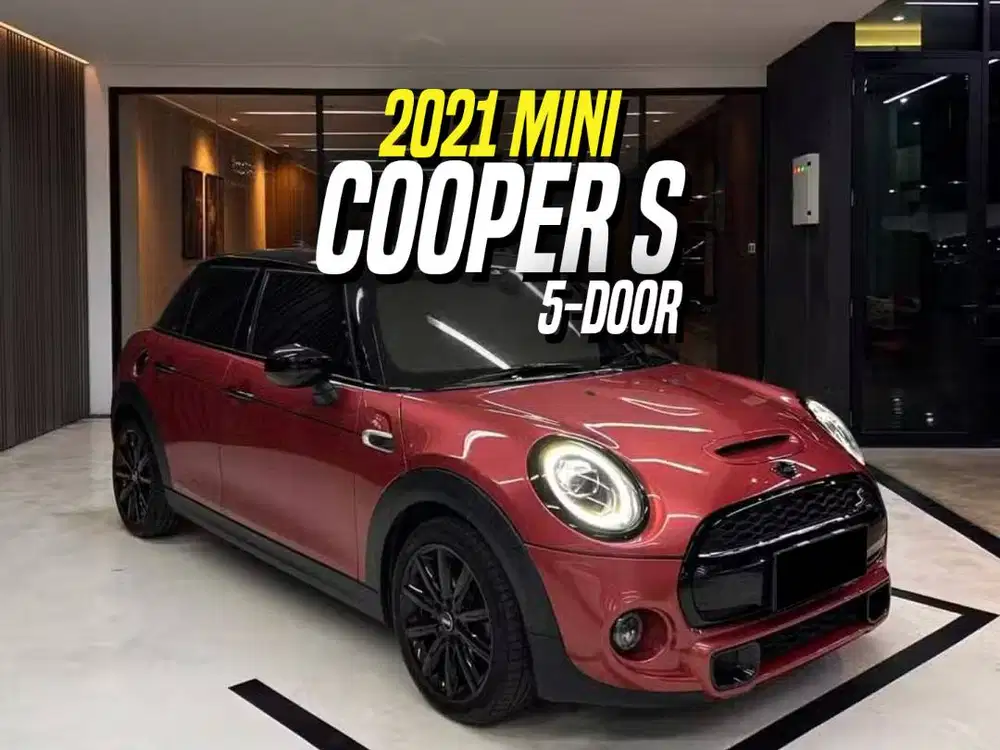 Mini Cooper S 2.0 2021 NIK 2020 5-Door Red on Black Merah 5Door