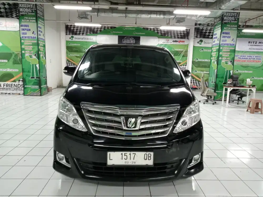 TOYOTA ALPHARD G AT 2012 HITAM