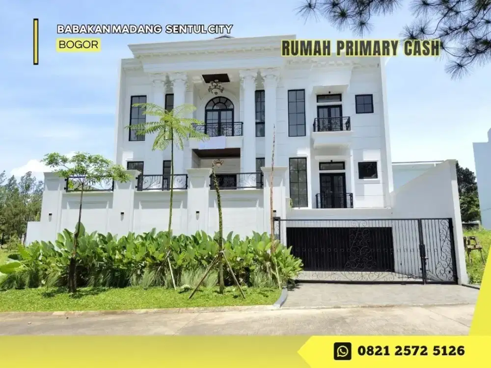 Rumah Classic Mewah 3Lantai include private pool dan lift di Sentul City Bogor