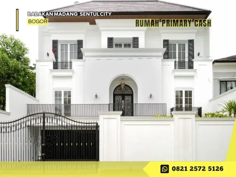 Rumah Mewah LT518 3LT Full Marmer Include Private Pool di Sentul City