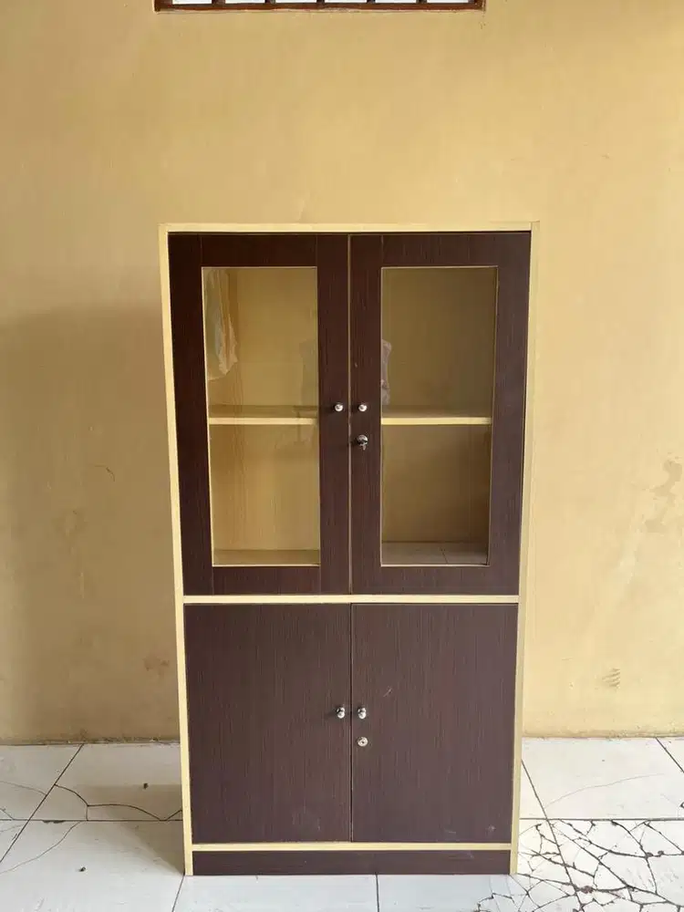 lemari kantor kaca second lemari arsip