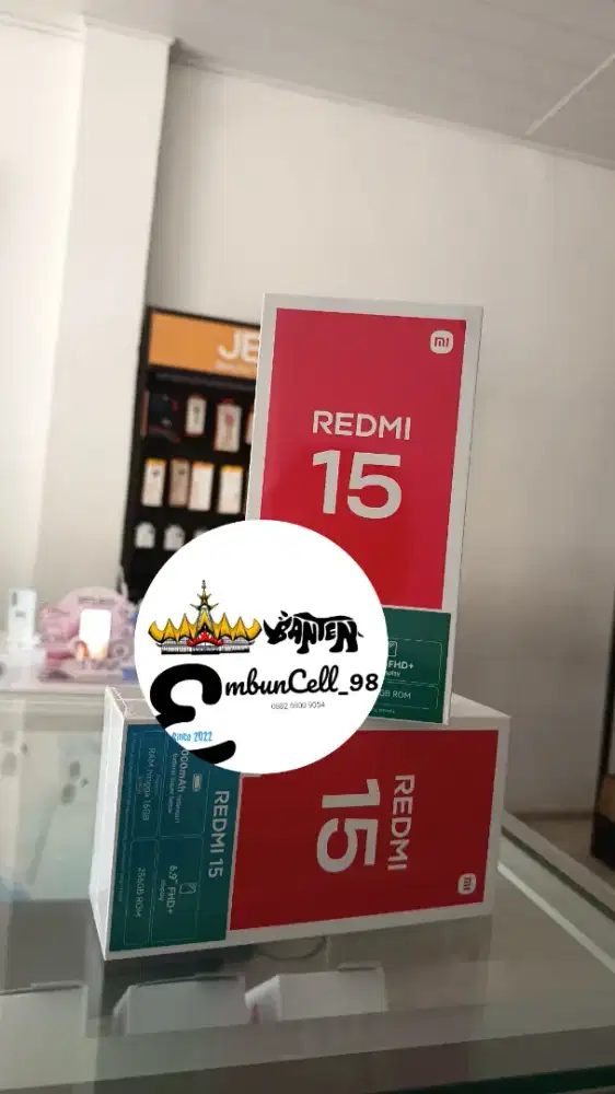 Baru xiaomi redmi 15 4g 8/128 resmi indonesia