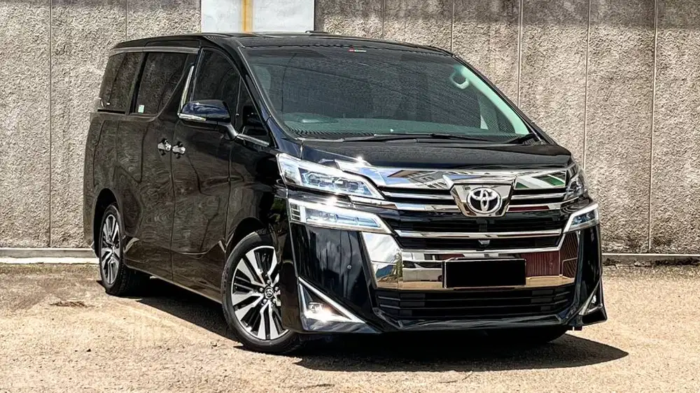 Toyota Vellfire 2.5 G AT Hitam Metalik 2019 Low Km 37rban